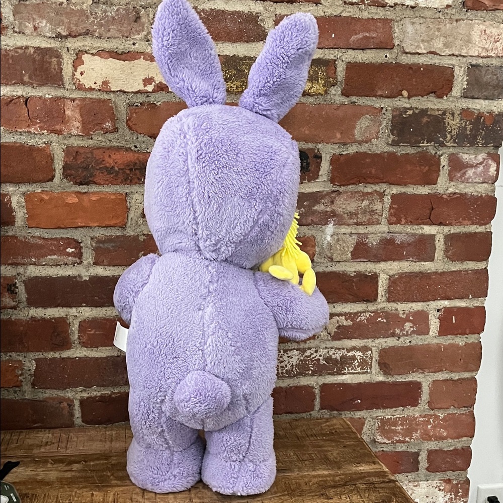 Purple Snoopy Plush with Bunny Ears - Picture 6 of 11